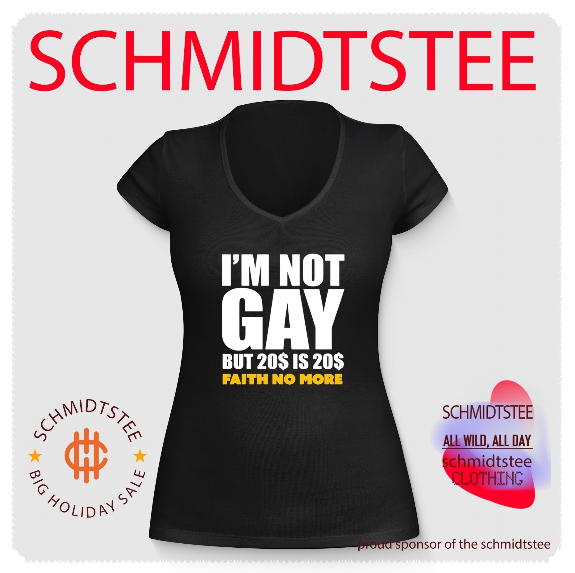 I’m Not Gay but 20$ Is 20$ Faith No More shirt