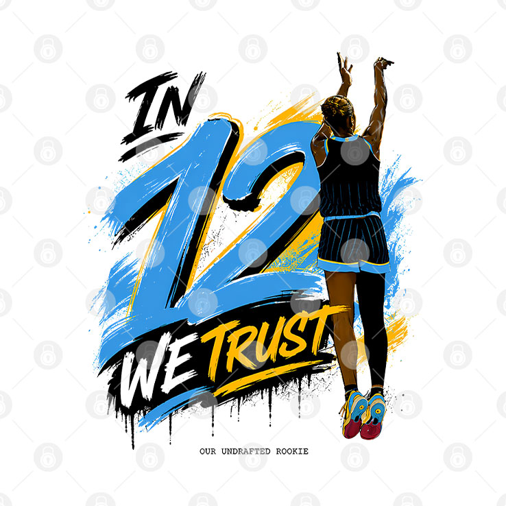 In 12 We Trust Sydney Taylor Sky T Shirt