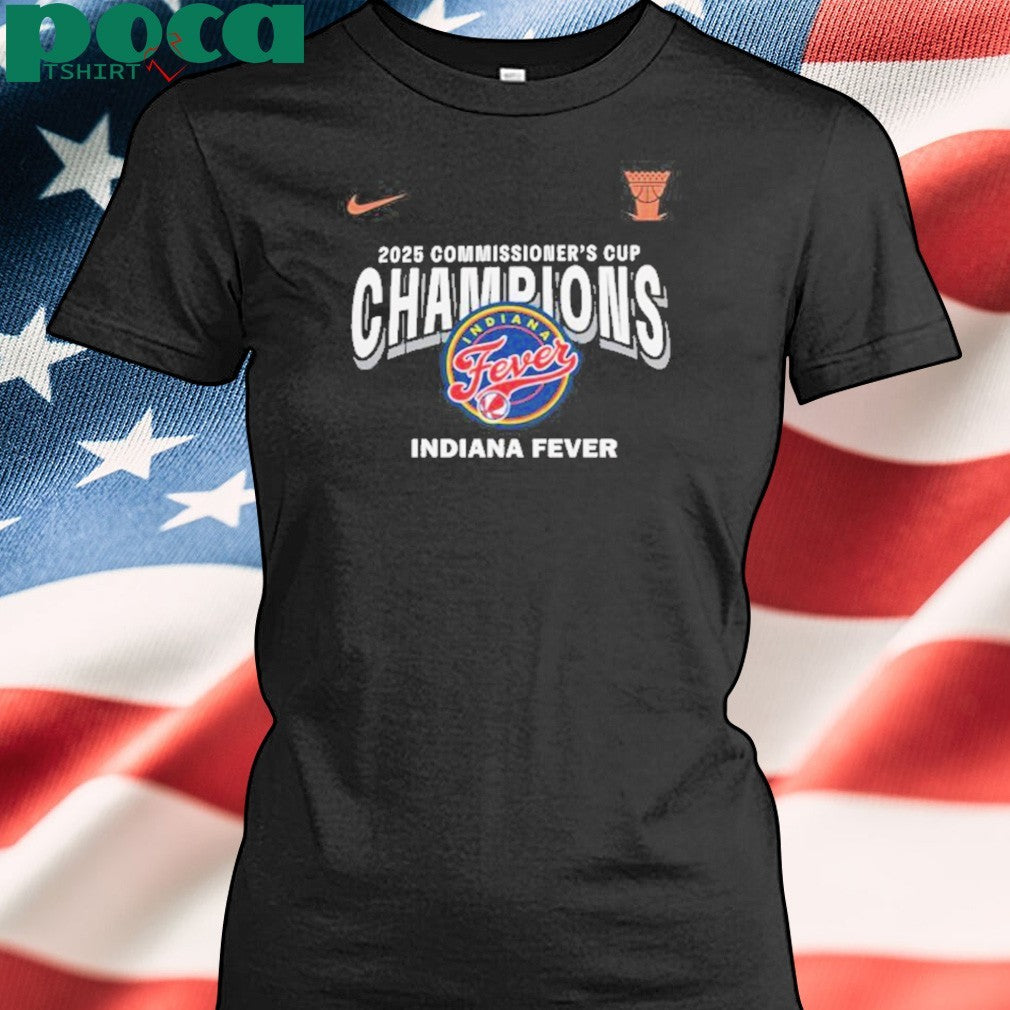 Indiana Fever 2025 WNBA Commissioner’s Cup Champions T-shirt