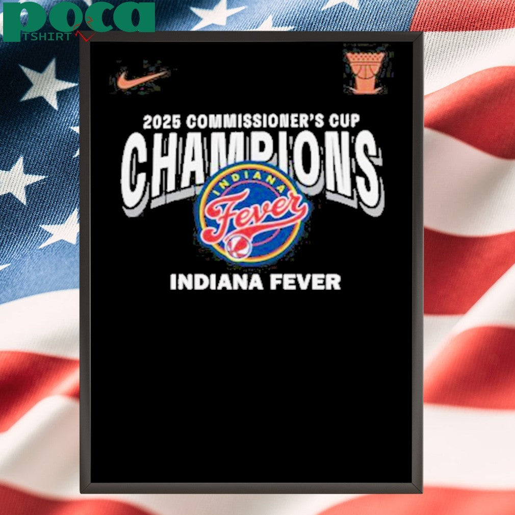 Indiana Fever 2025 WNBA Commissioner’s Cup Champions T-shirt