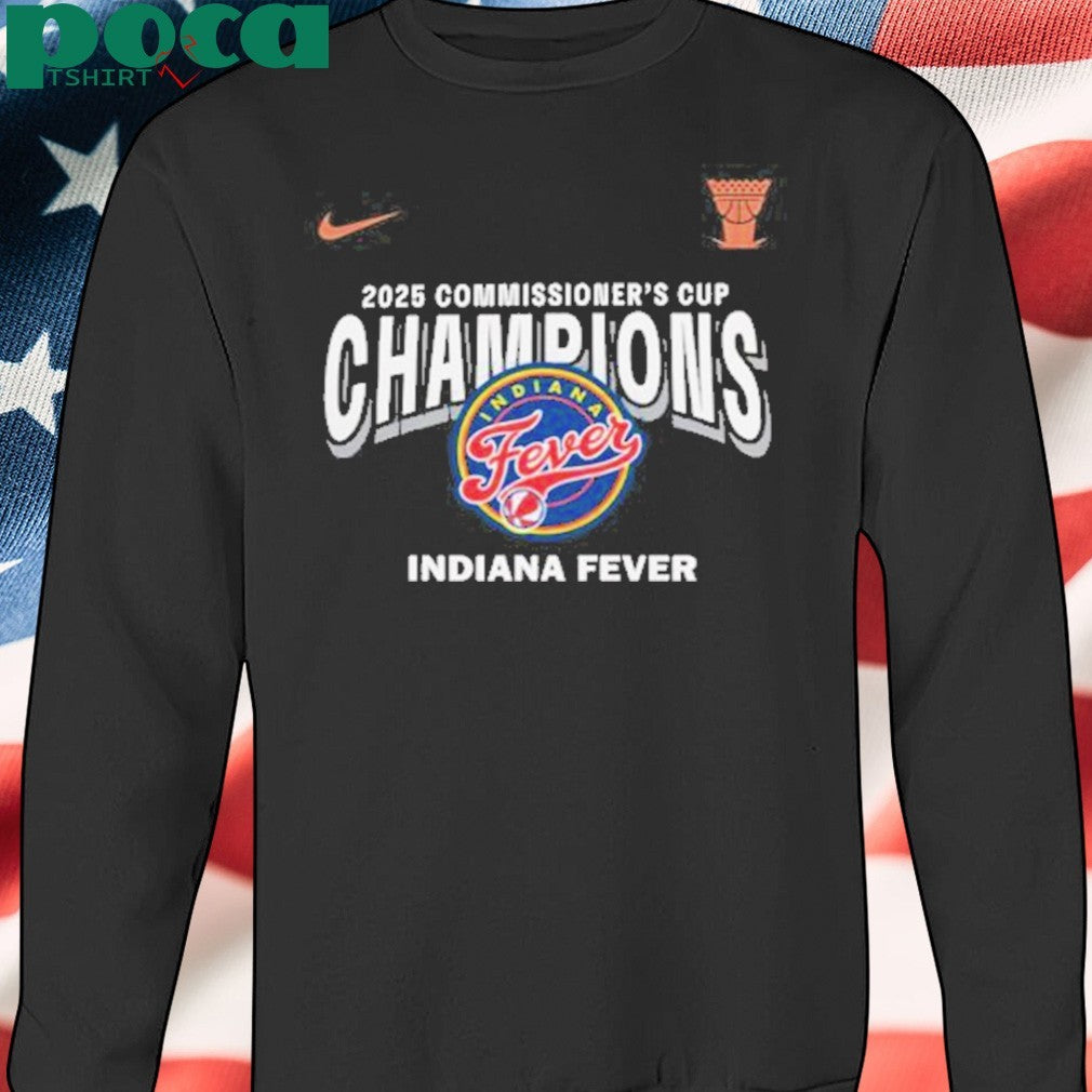 Indiana Fever 2025 WNBA Commissioner’s Cup Champions T-shirt