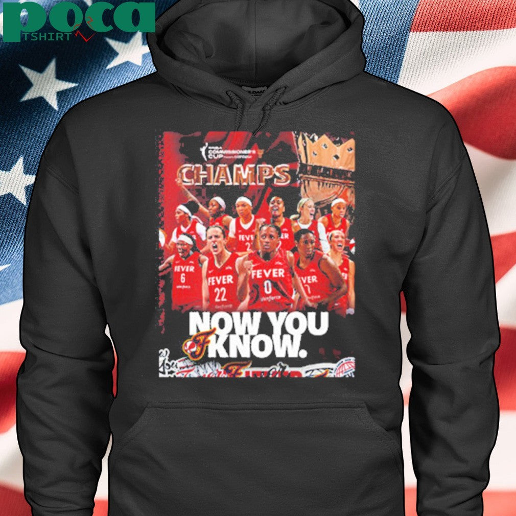 Indiana Fever Congrats The Champions WNBA Commissioner’s Cup 2025 Now You Know Unisex T-Shirt