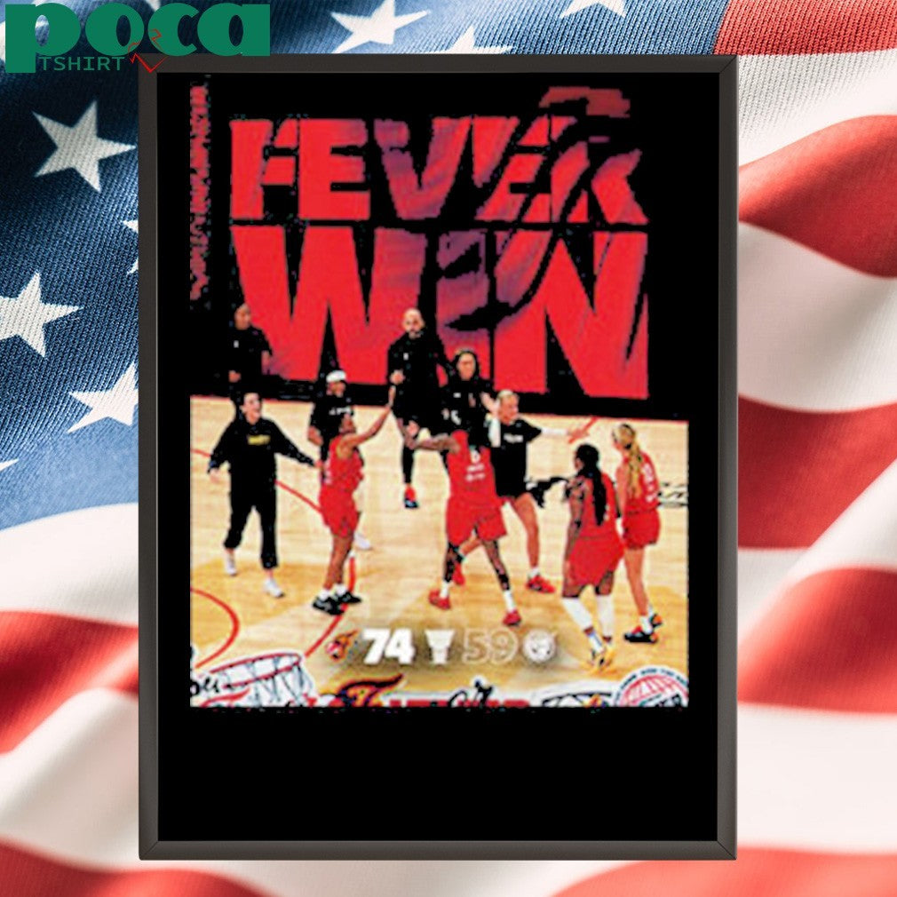 Indiana Fever The Champions WNBA 2025 Commissioner’s Cup Fever Win Unisex T-Shirt