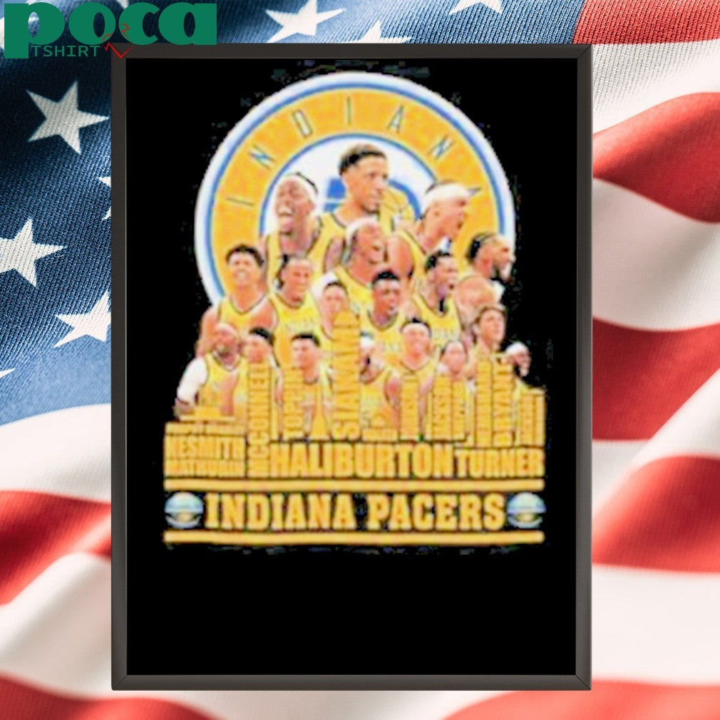 Indiana Pacers Skyline Team Players 2025 Shirt