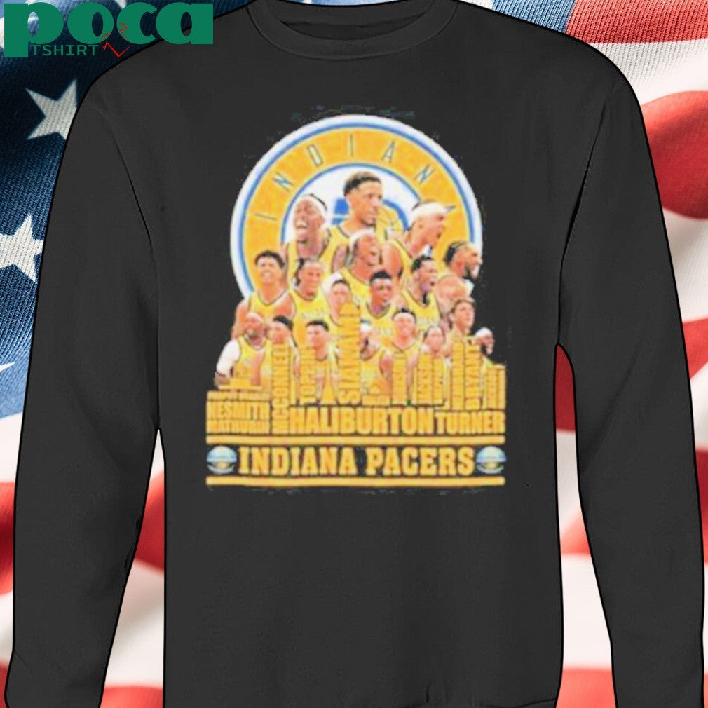 Indiana Pacers Skyline Team Players 2025 Shirt