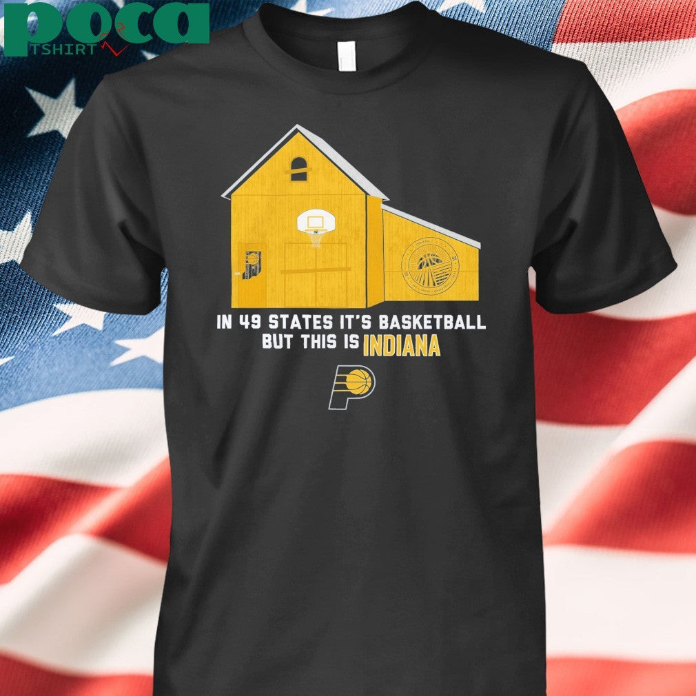 Indiana Pacers Stadium Essentials Unisex In 49 States T-Shirt