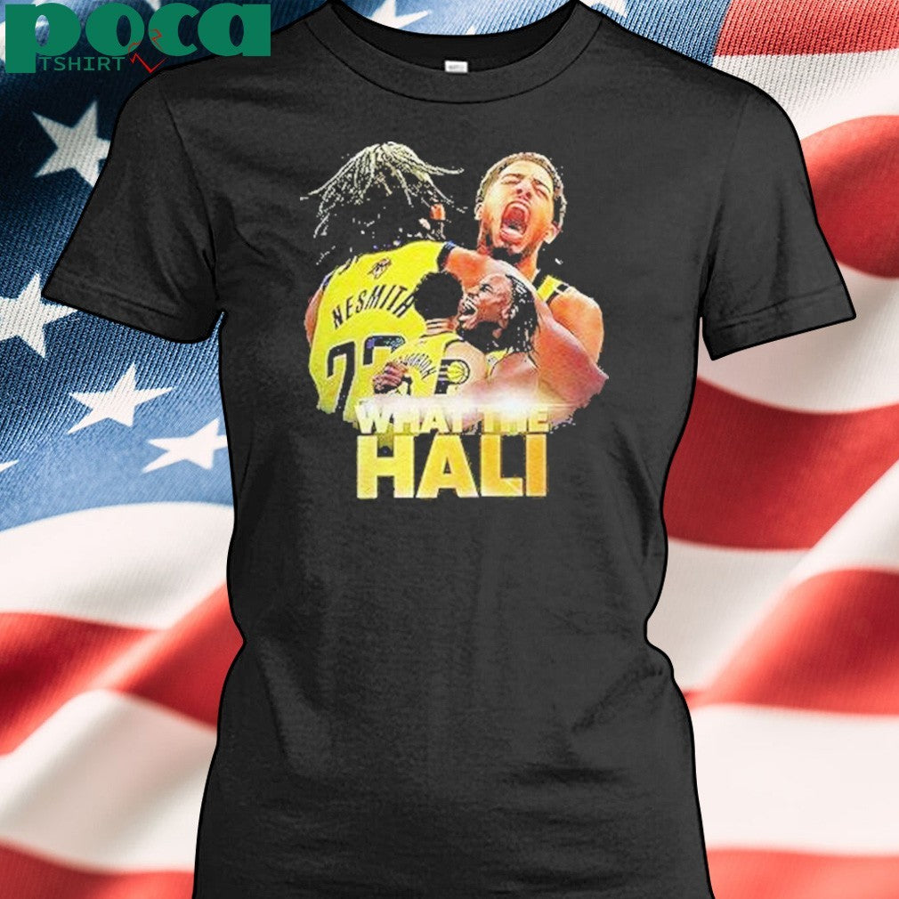 Indiana Pacers X Tyrese Haliburton What The Hali Shirt