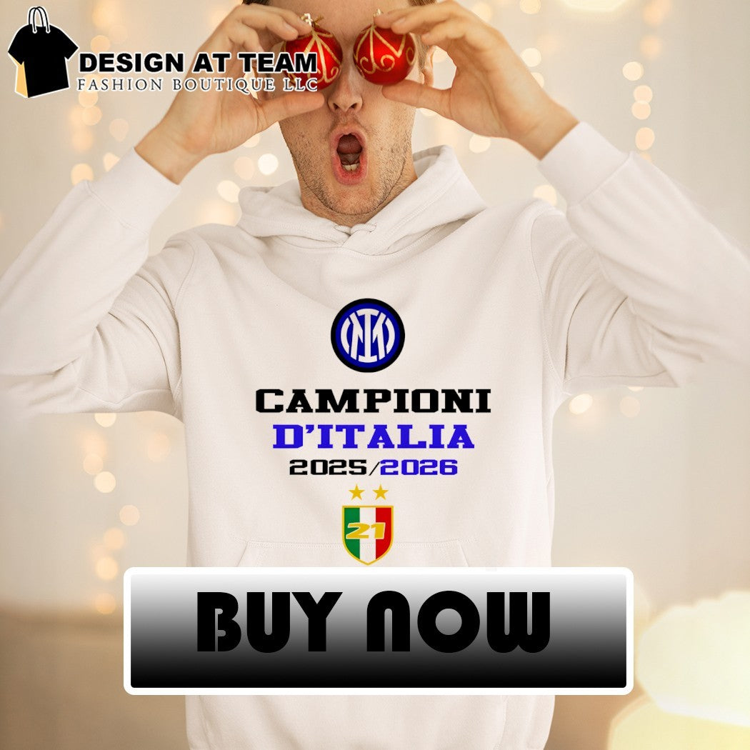 Inter Milan Campioni D’Italia 2025 26 Serie A 21 shirt