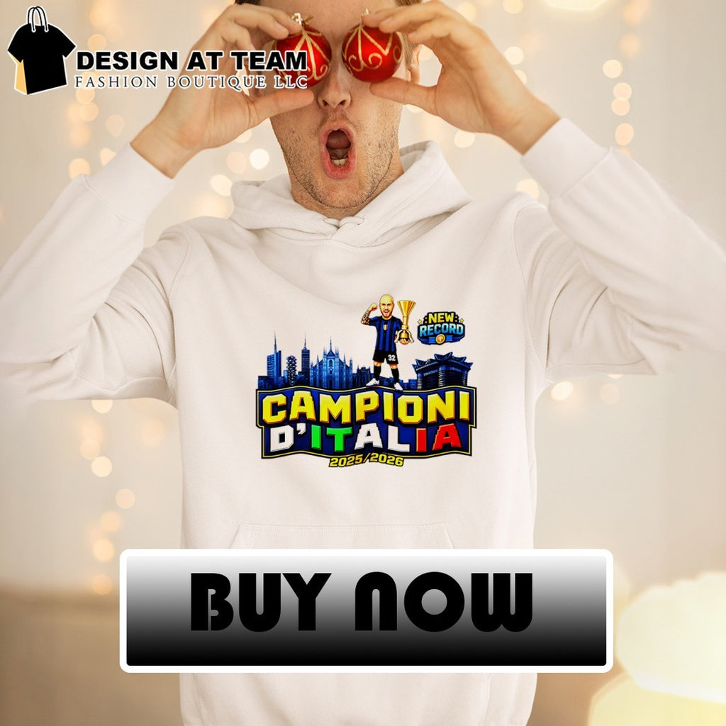 Inter Milan FC Champions 2025 26 Champions of Italy 21 Dimarco shirt