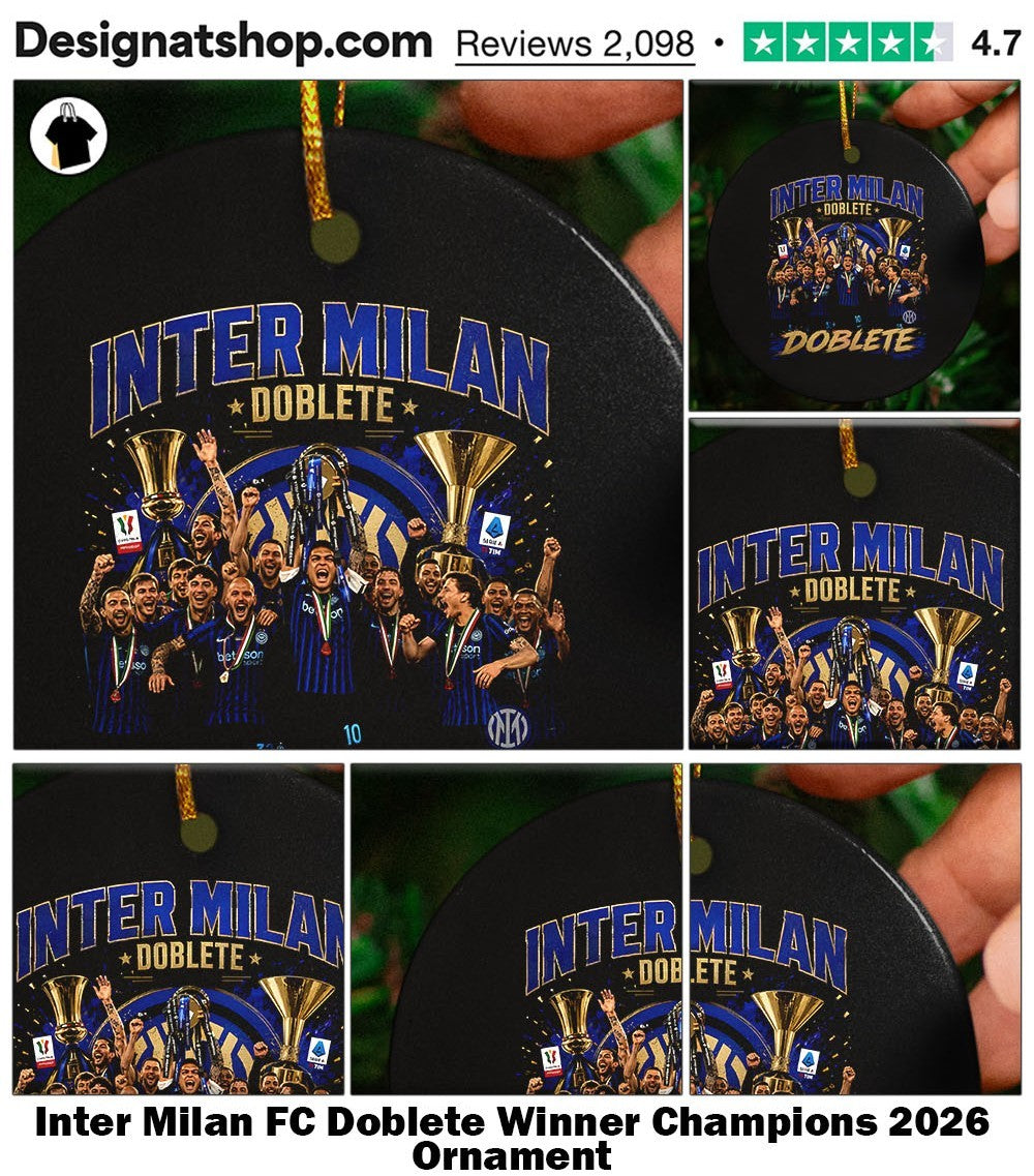 Inter Milan FC Doblete Winner Champions 2026 shirt