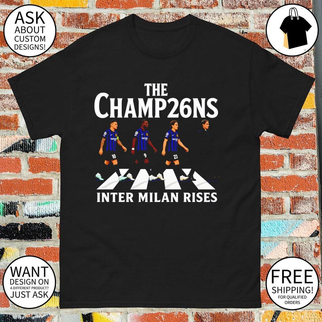 Inter Milan FC Rises The Champ26ns Abbey Road shirt