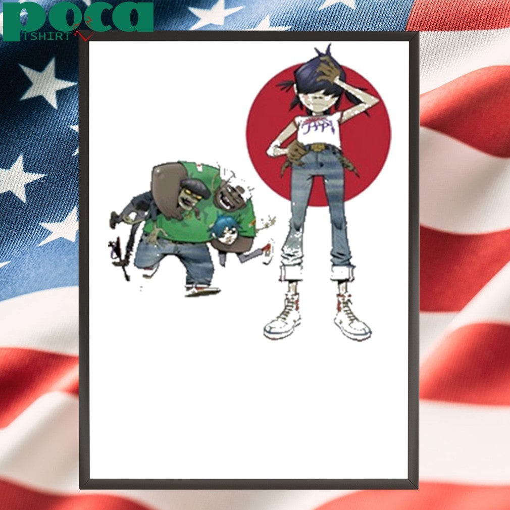 Invisible Sun Gorillaz shirt