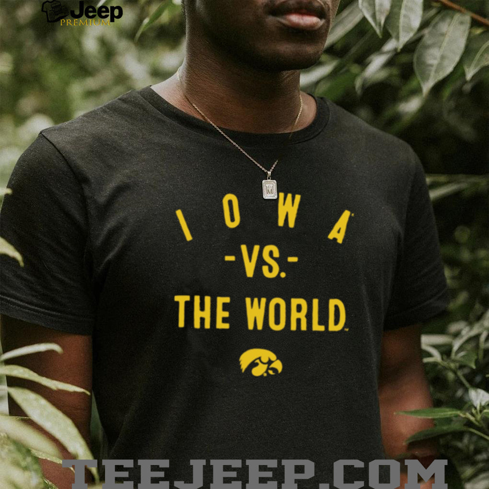 Iowa Hawkeyes Iowa vs the World 2026 logo shirt