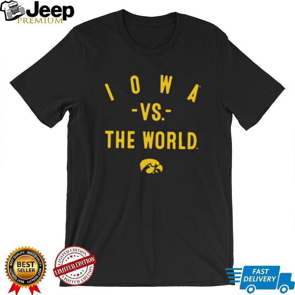Iowa Hawkeyes Iowa vs the World 2026 logo shirt