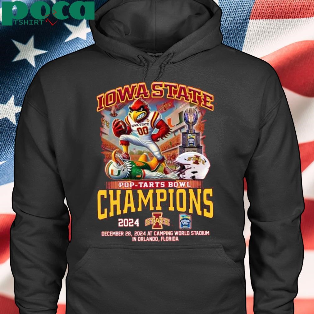 Iowa State Cyclones Pop-Tarts Bowl Champions 2024 Shirt