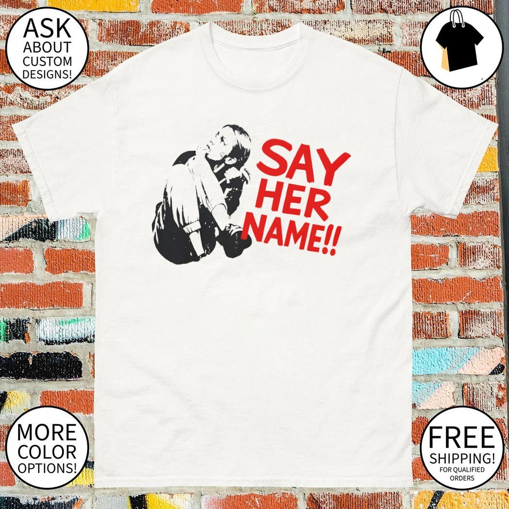 Iryna Zarutska Say Her Name vintage political shirt