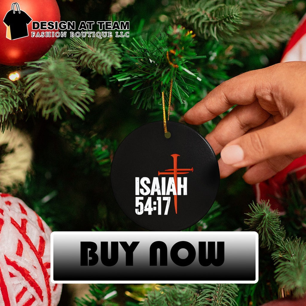 Isaiah 54 17 Jesus Holy Cross shirt