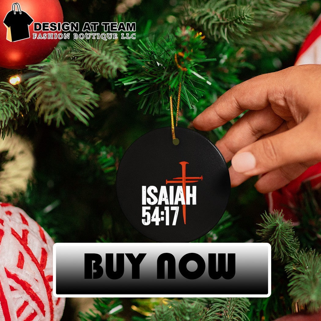 Isaiah 54 17 Jesus Holy Cross shirt