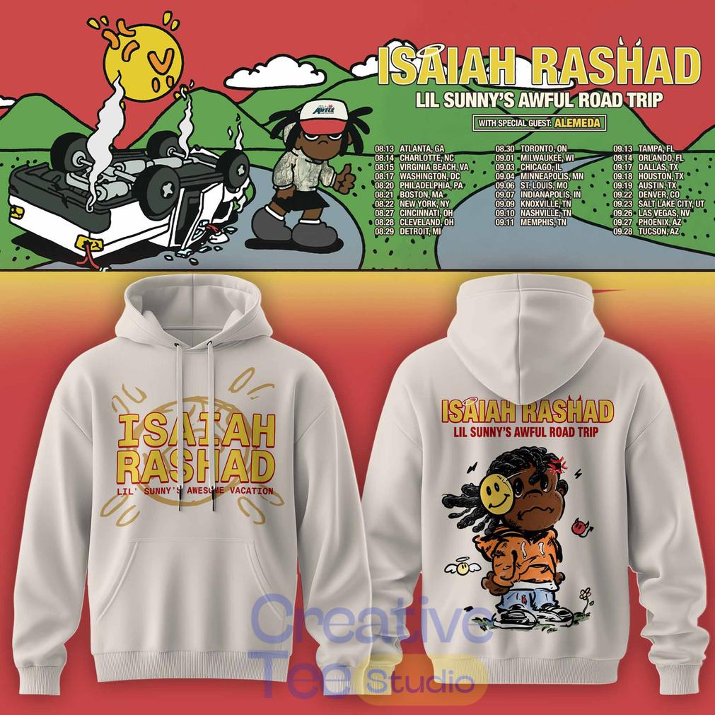 Isaiah Rashad Lil Sunny’s Awful Road Trip Tour Hoodie