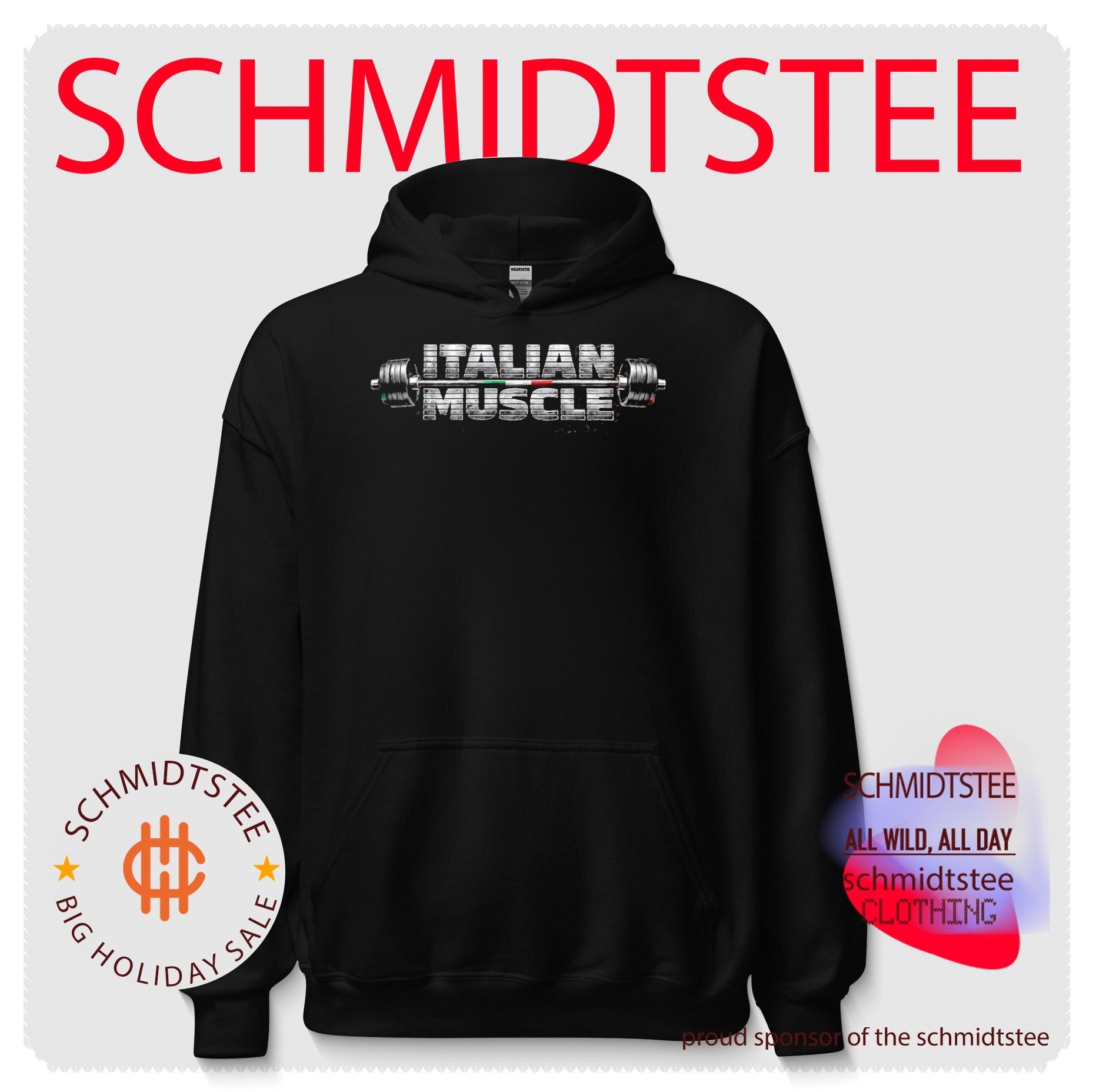 Italian Muscle weightlifting bodybuilding shirt