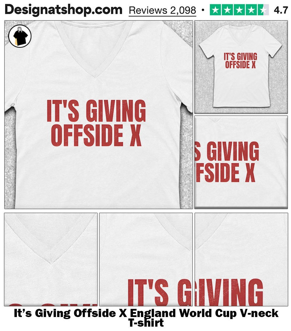 It’s Giving Offside X England World Cup shirt