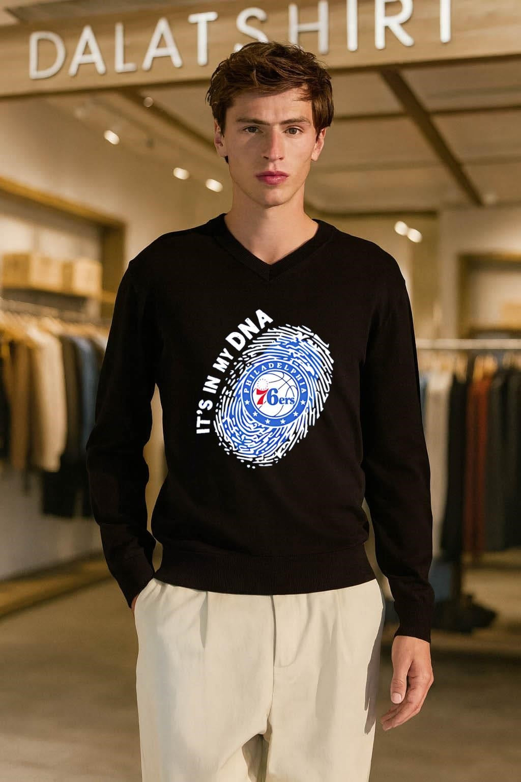 It’s In My DNA Philadelphia 76ers Fingerprint Basketball shirt