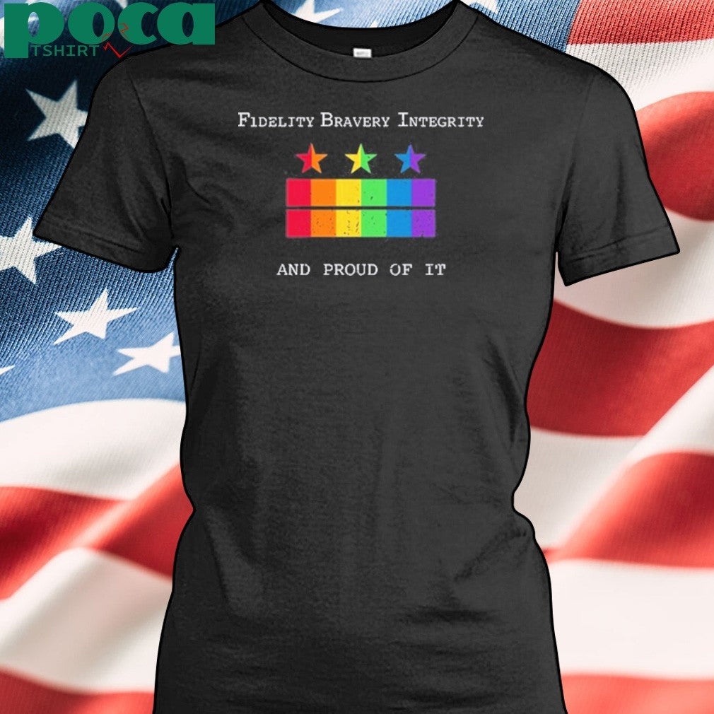 Jack Poso Fidelity Bravery Integrity And Proud Of It Shirt