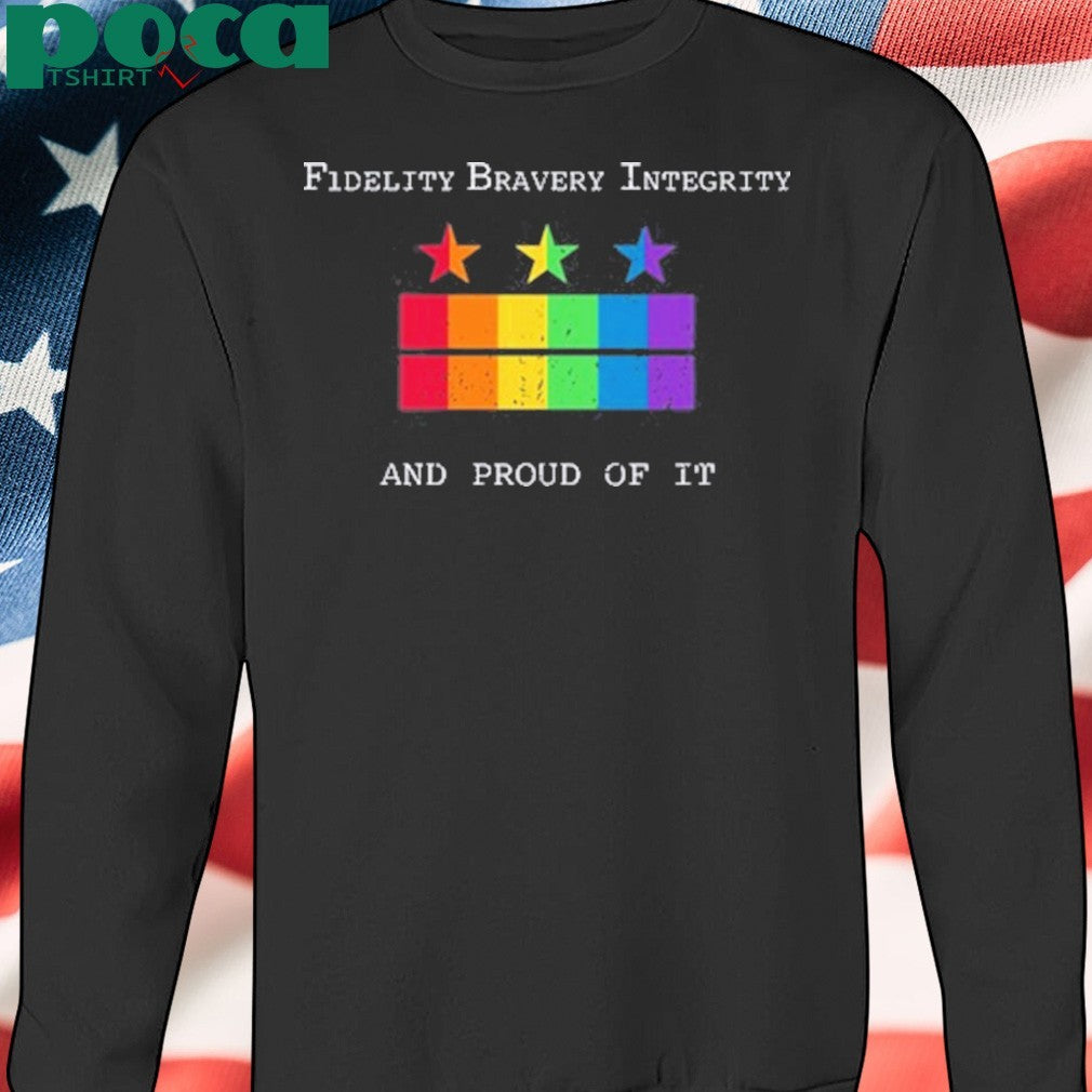 Jack Poso Fidelity Bravery Integrity And Proud Of It Shirt