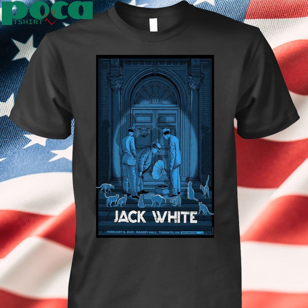 Jack White 02 8 2025 Massey Hall Toronto, ON Event Poster Shirt
