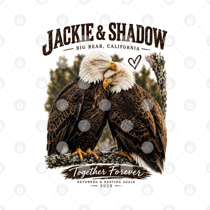 Jackie And Shadow Together Forever Big Bear California T Shirt