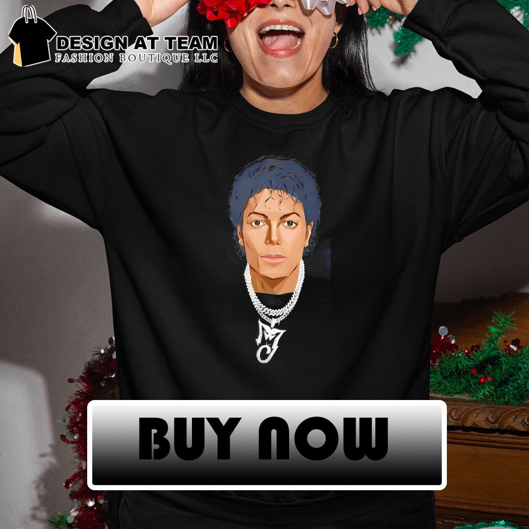 Jackson MJ big head sketch shirt