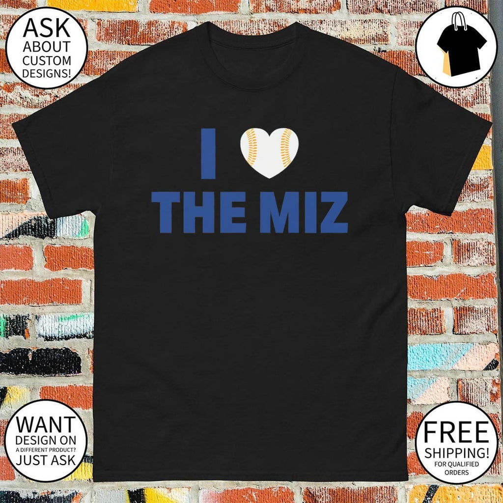 Jacob Misiorowski Milwaukee Brewers Baseball I heart the Miz shirt