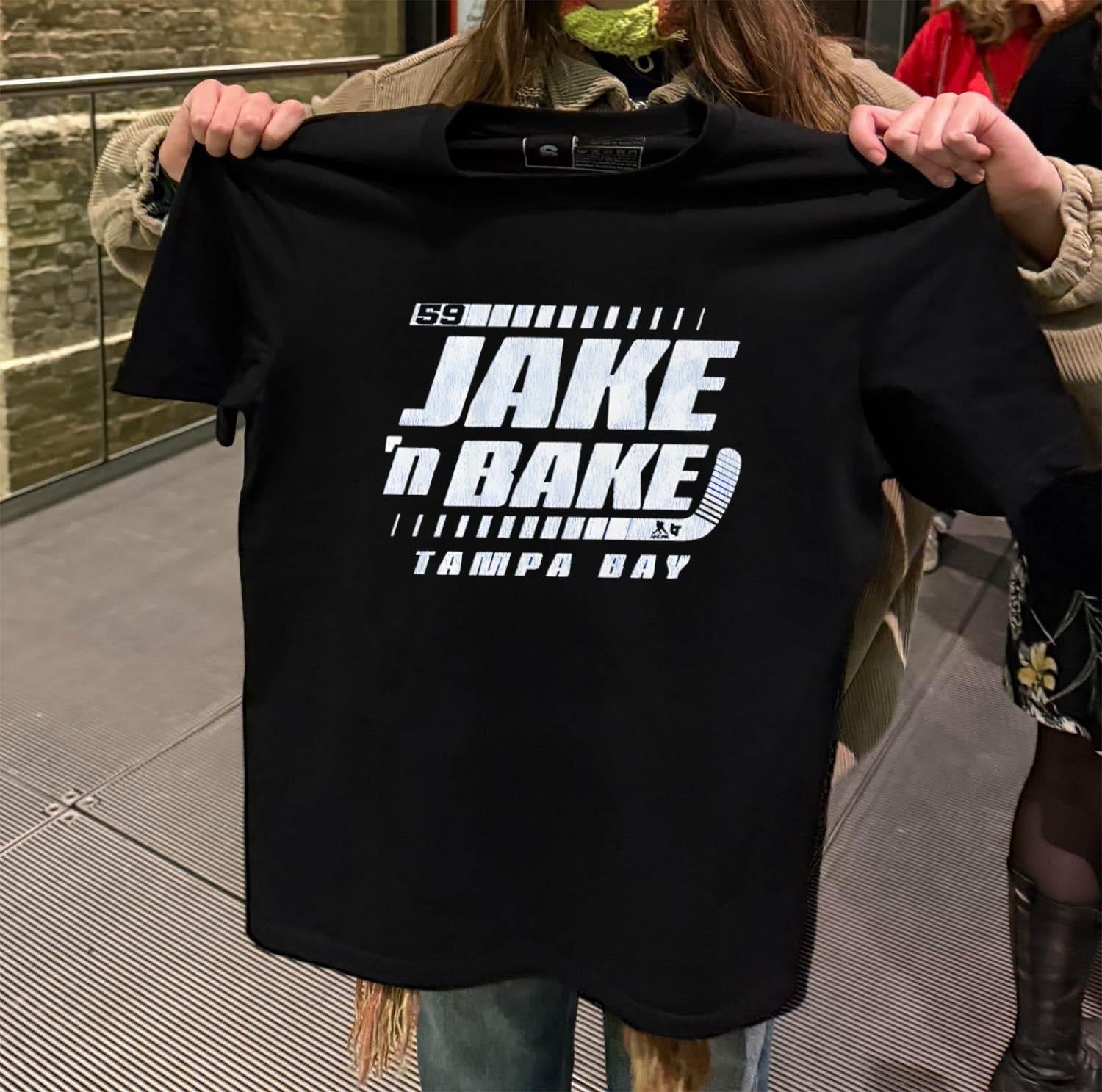 Jake n Bake Tampa Bay Hockey Player Number 59 shirt