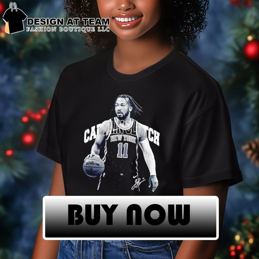 Jalen Brunson 11 Captain Clutch Tribute signature shirt
