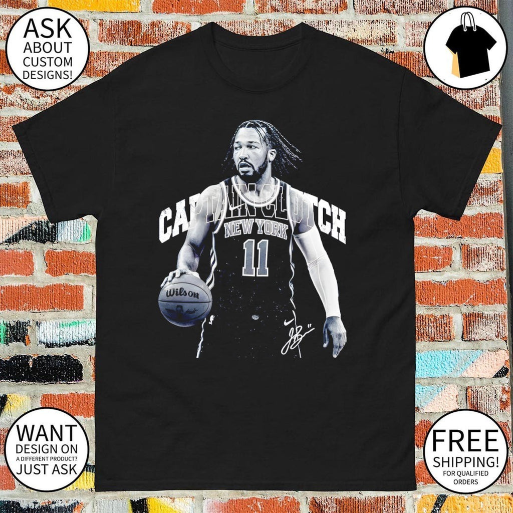 Jalen Brunson 11 Captain Clutch Tribute signature shirt