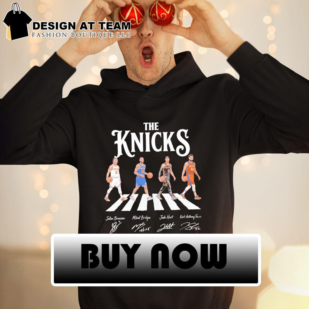Jalen Brunson Karl-Anthony Towns The Knicks New York Abbey Road signatures shirt