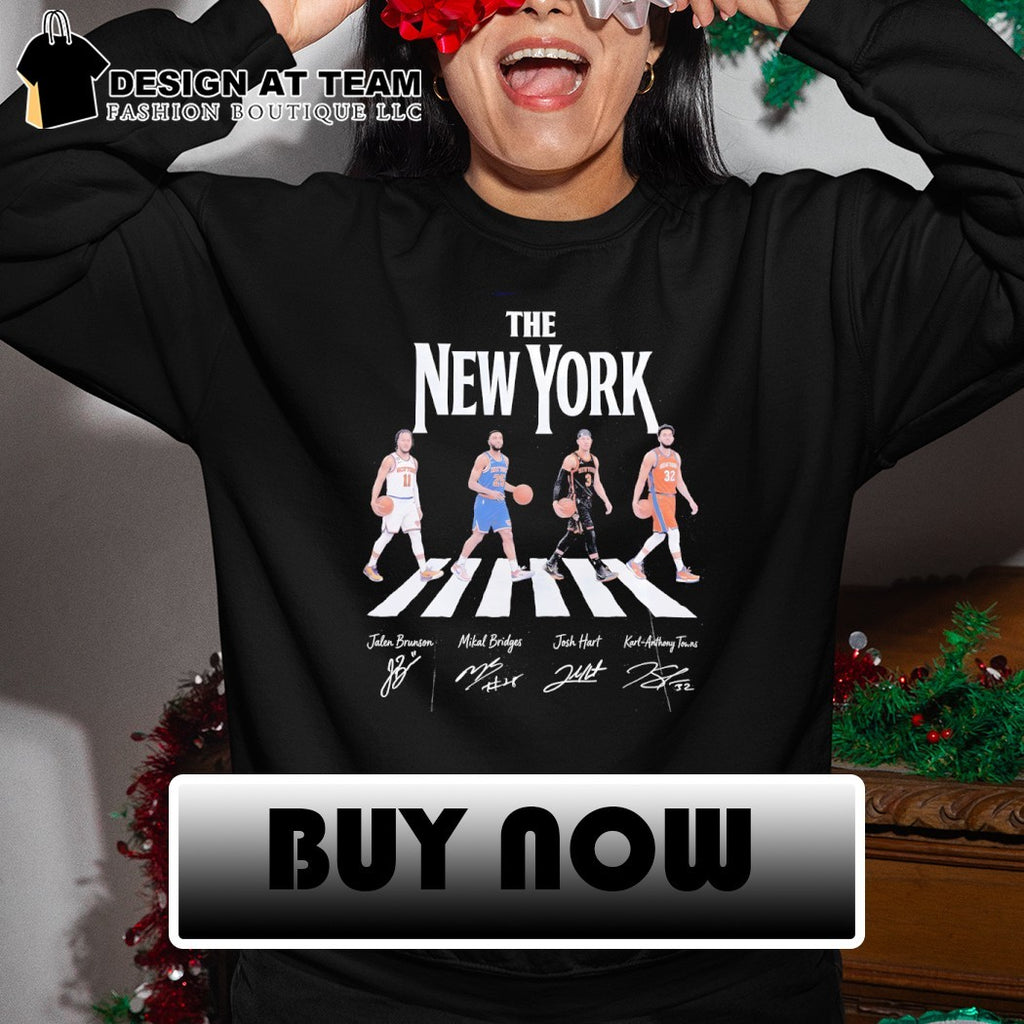 Jalen Brunson Karl-Anthony Towns The New York Basketball Abbey Road signature shirt
