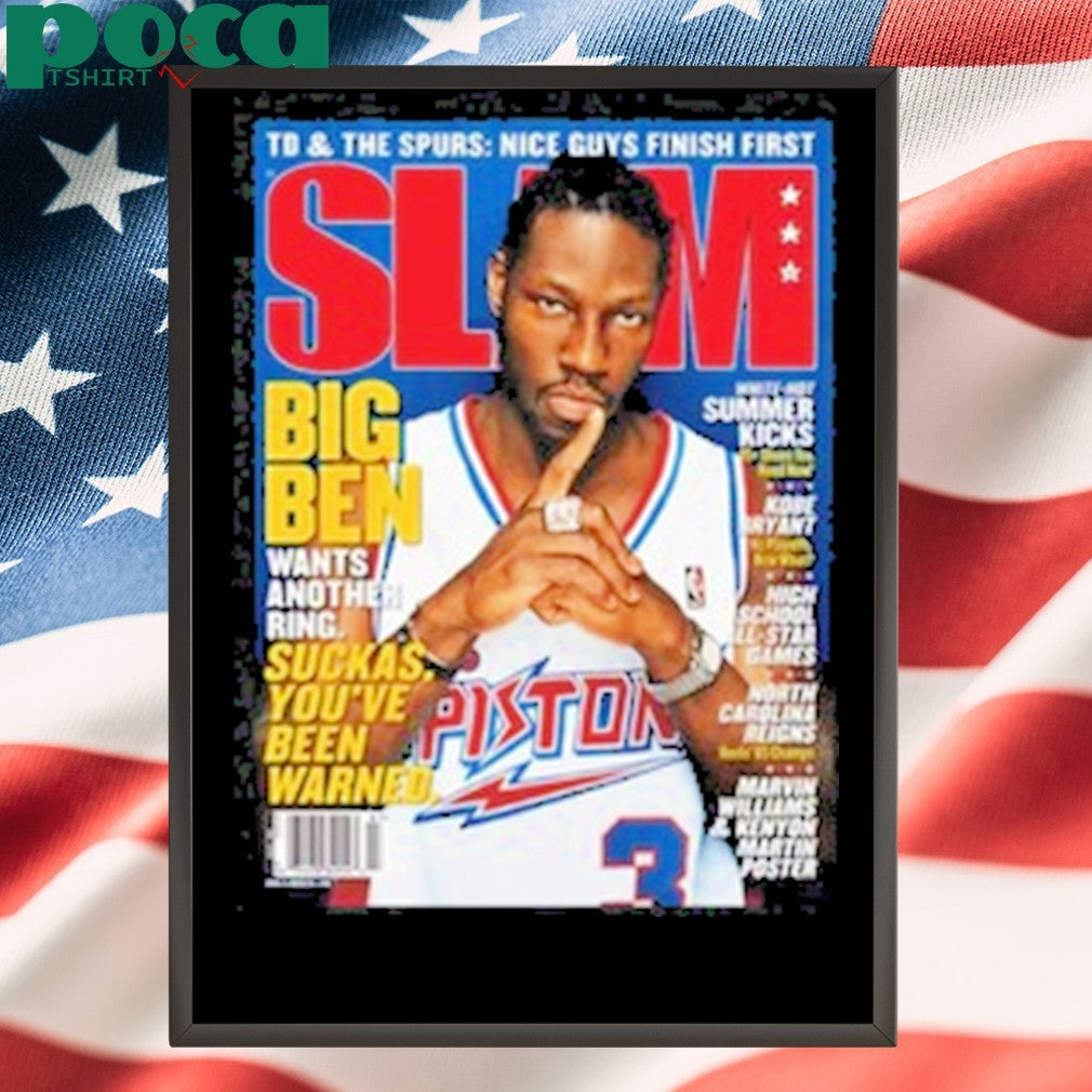 Jalen Duren ben wallace slam shirt