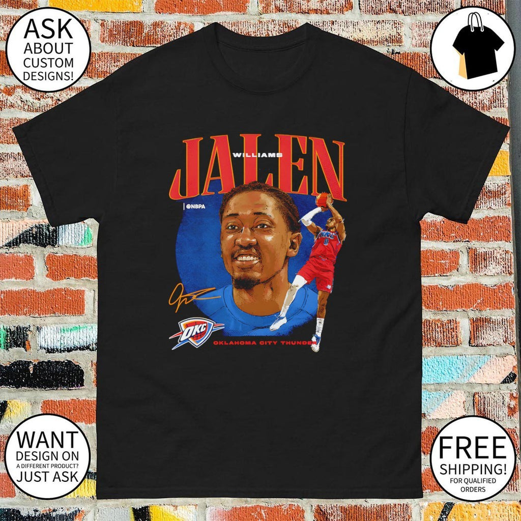 Jalen Williams Oklahoma City Thunder Basketball NBA signature shirt