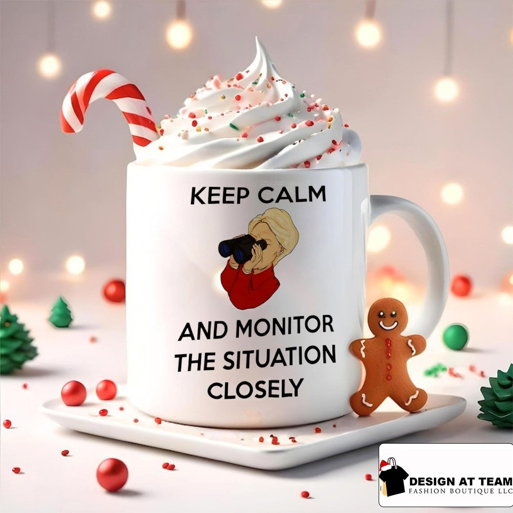Jane Goodall Keep Calm And Monitor The Situation Closely shirt