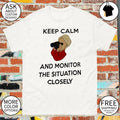 Jane Goodall Keep Calm And Monitor The Situation Closely shirt