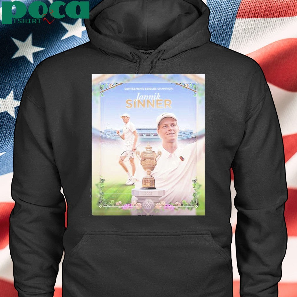 Jannik Sinner World No.1 Defeats Carlos Alcaraz To Claim Wimbledon Champion 2025 Vintage T-shirt