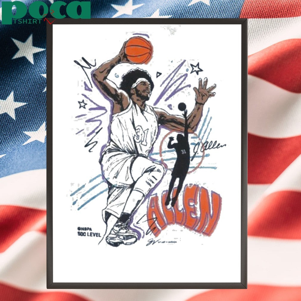Jarrett Allen Sketch shirt