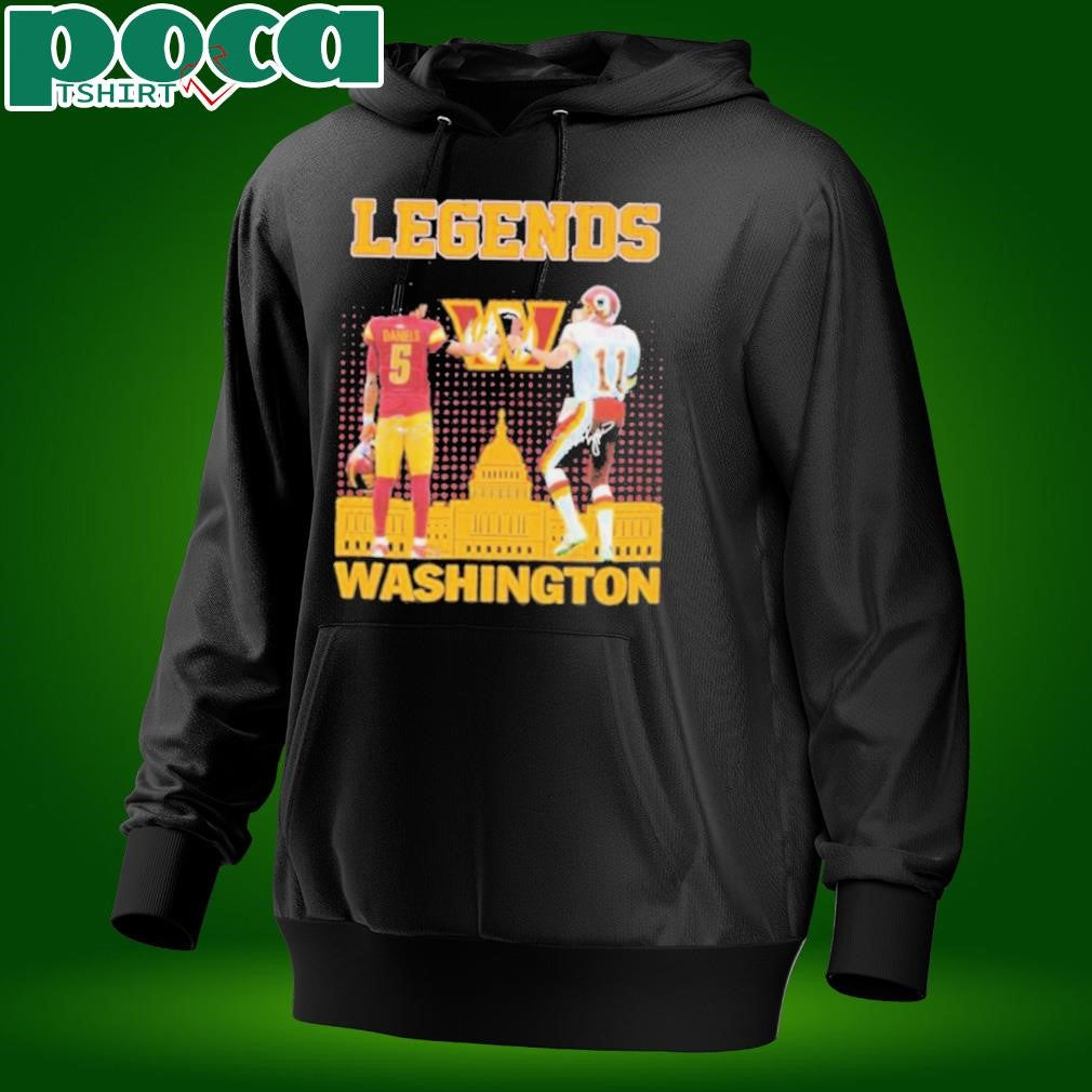 Jayden Daniels X Mark Rypien Washington Commanders Legends Signatures T shirts