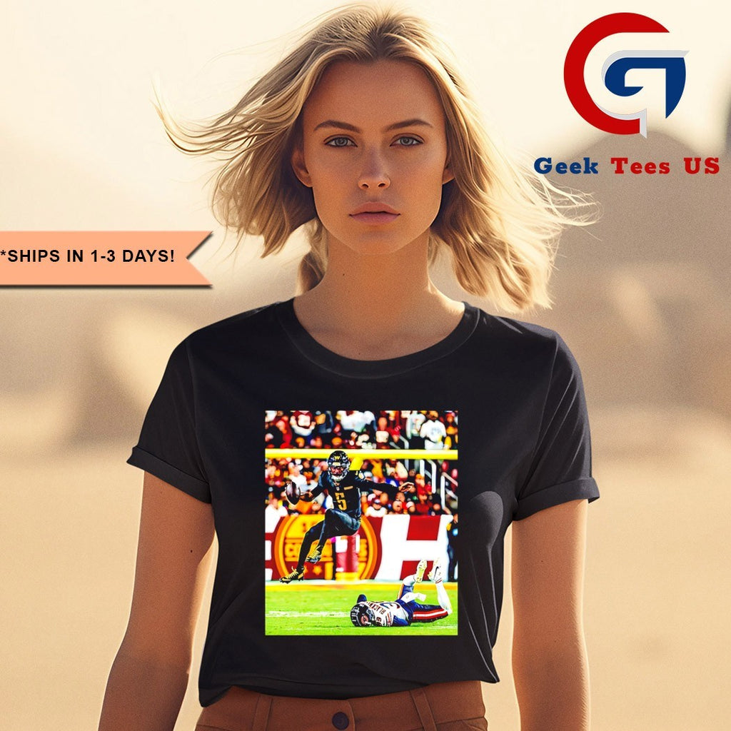 Jayden Daniels’ wears Father with Jayden Daniels And Chicago Bear 2024 shirt