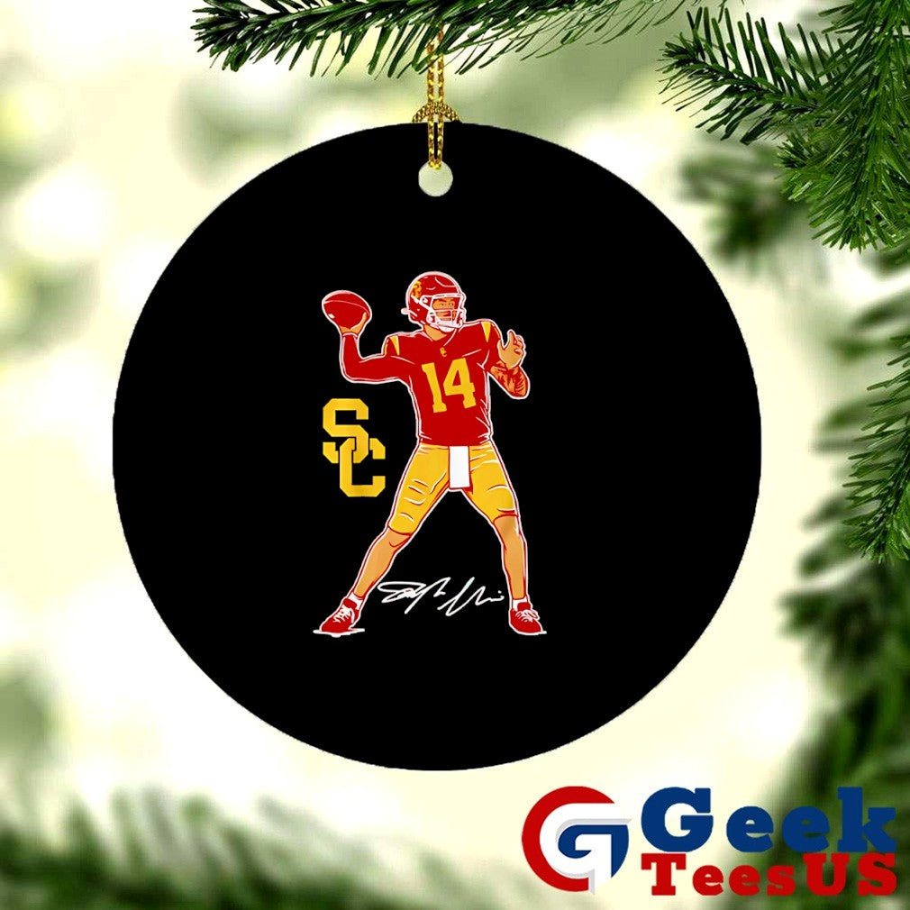 Jayden Maiava USC Trojans football Superstar Pose signature shirt