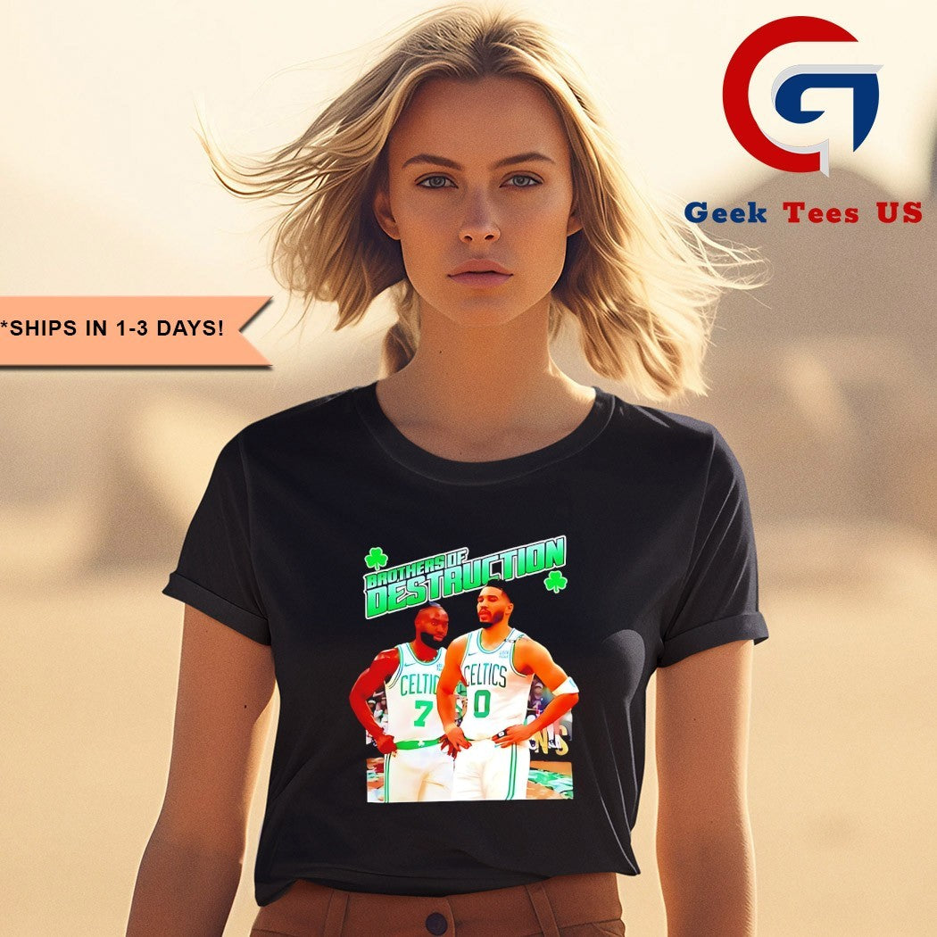 Jayson Tatum and Jaylen Brown Brothers Of Destruction shirt