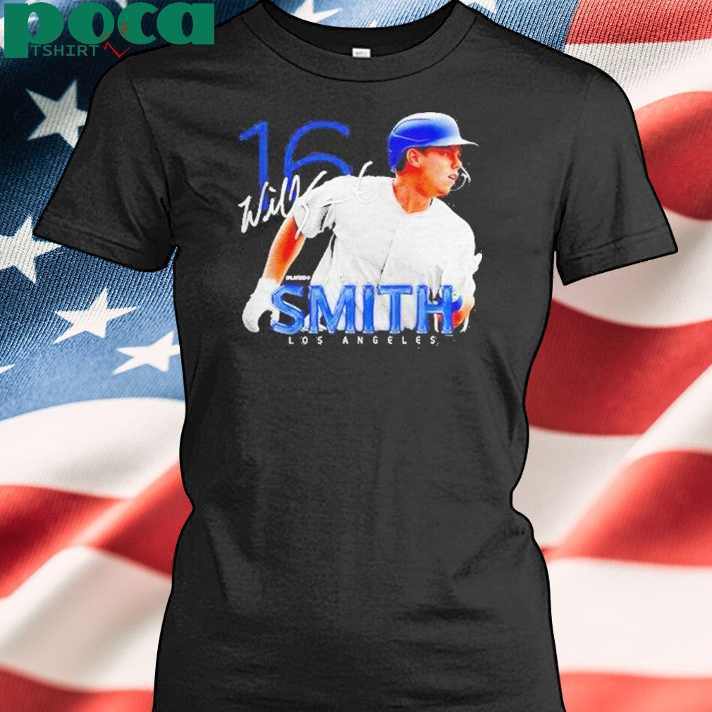 Will Smith 16 Los Angeles Dodgers Signature Shirt
