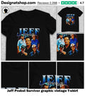 Jeff Probst Survivor graphic vintage shirt