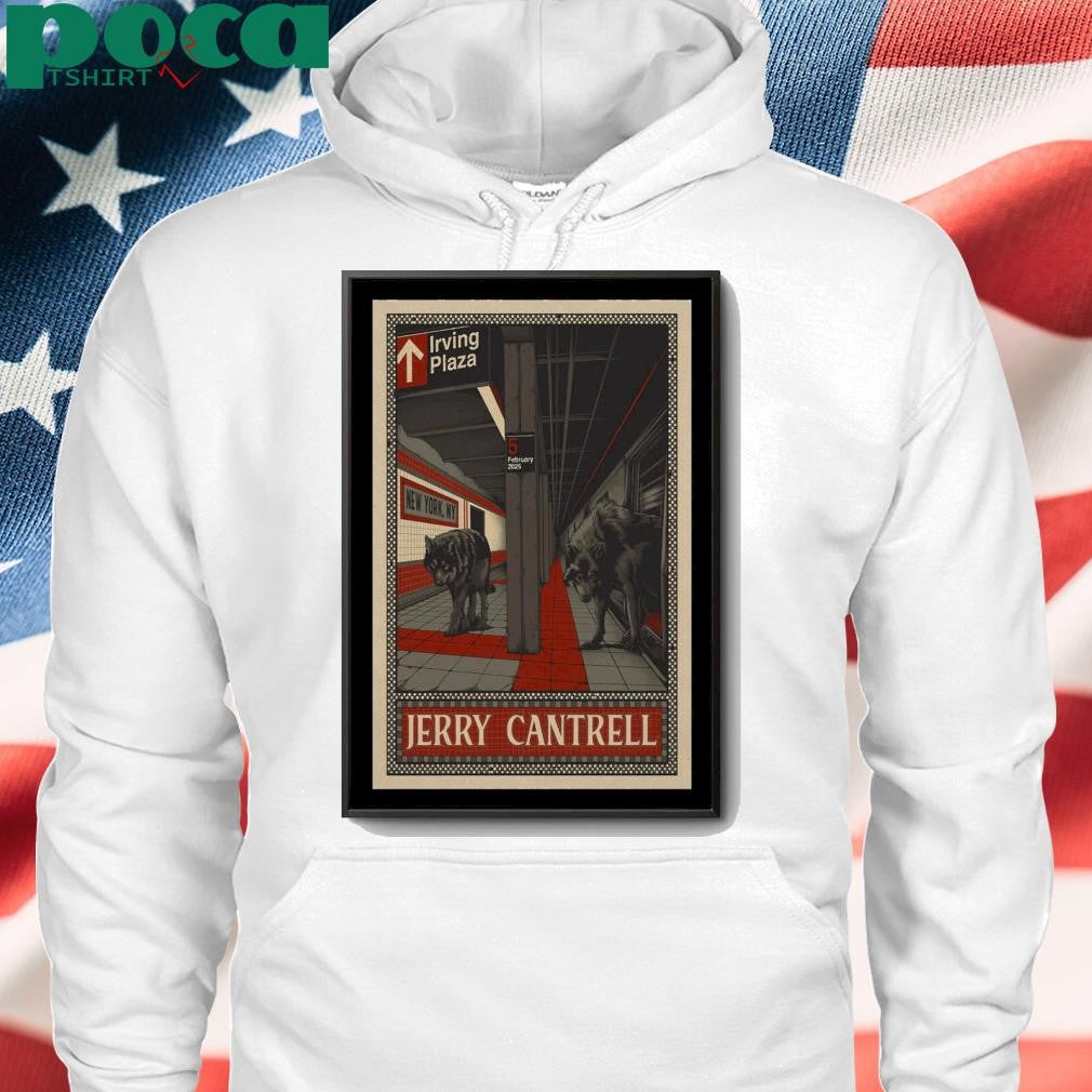 Jerry Cantrell At Irving Plaza On Feb 5, 2025 Show Poster shirt